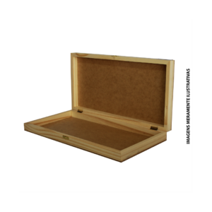 Tabuleiro estojo para xadrez e damas - casas 3 x 3 cm