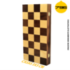 TABULEIRO ESTOJO PARA JOGO DE XADREZ E DAMA casas 5x5cm