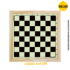TABULEIRO AVULSO MACHETADO - casas 4x4cm